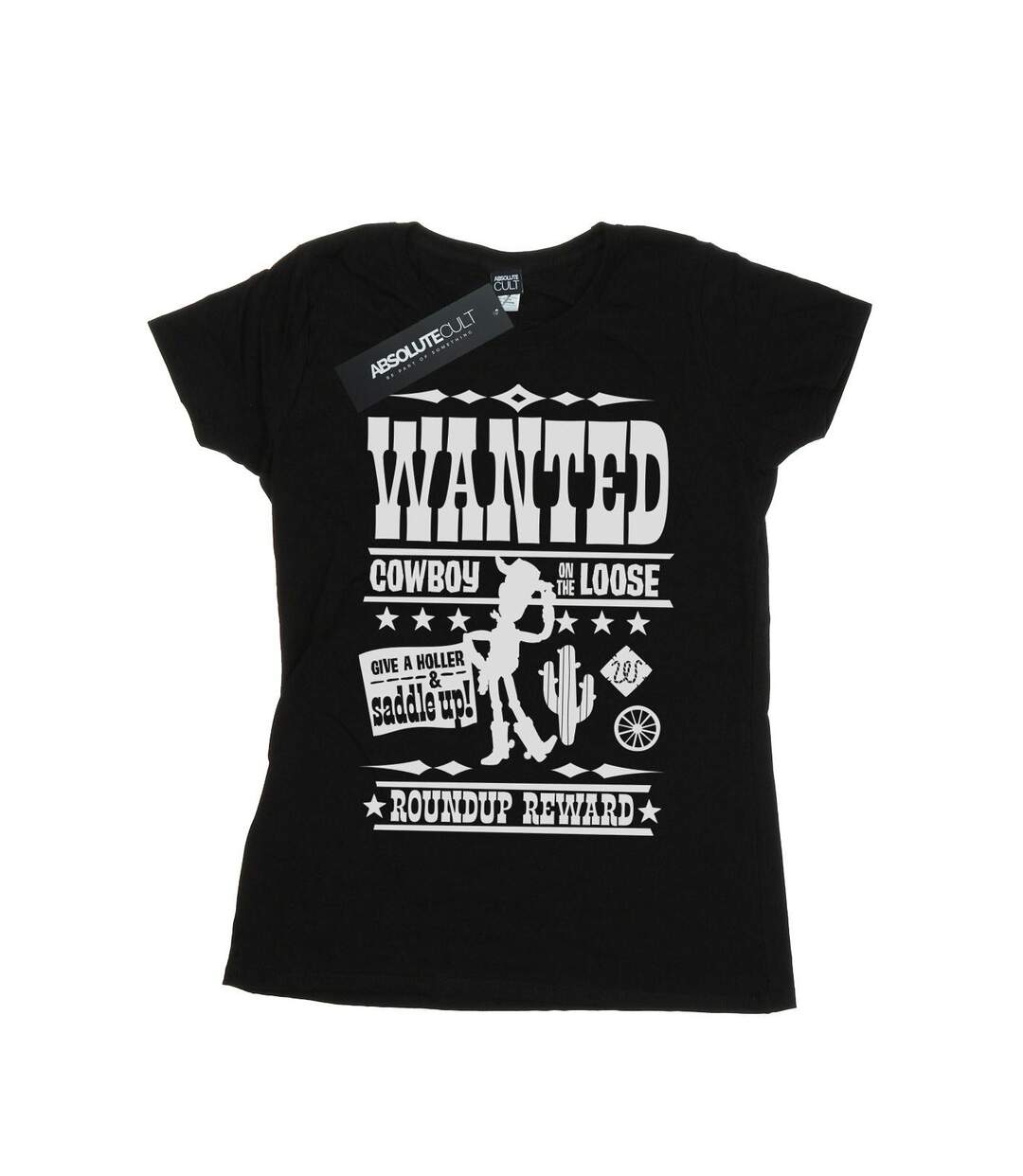 Disney T-shirt en coton Womens/Ladies Toy Story Wanted Poster (Noir) - UTBI44278-1
