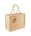 Westford Mill Classic Jute Shopper Bag (Natural) (One Size) - UTRW9412
