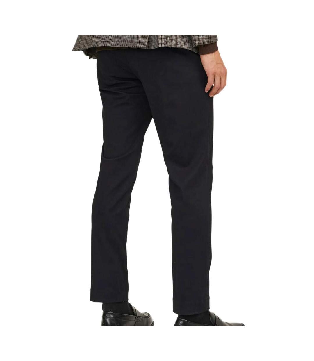 Pantalon chino noir homme jack & jones chopper-2