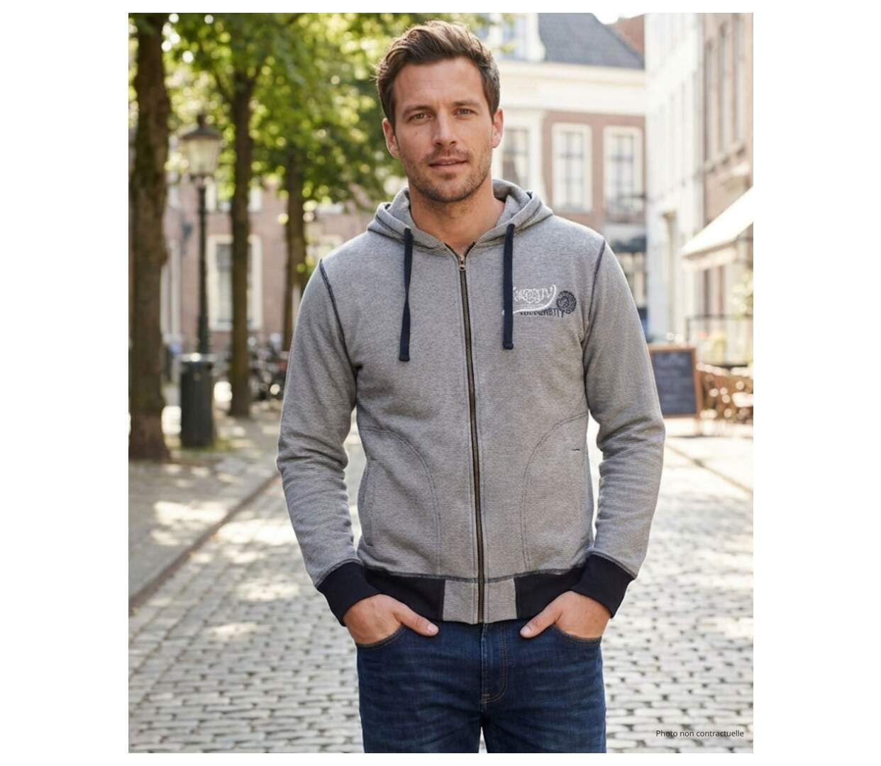 Sweat à capuche AH1169M-2
