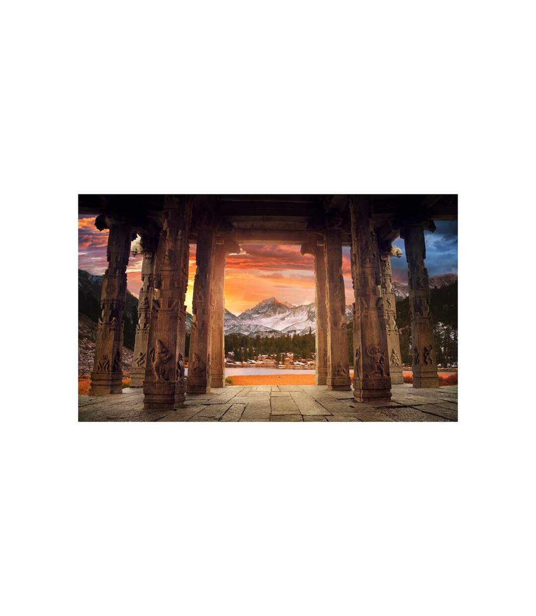Papier Peint Trail of Rocky Temples II 450x270cm-2