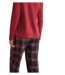 Pyjama pantalon top manches longues PLAID Selmark-4