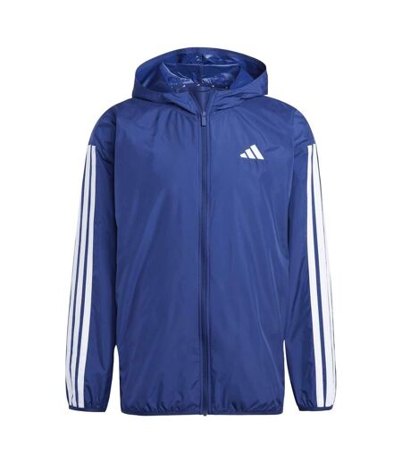 Coupe-vent Motif/style 3 Rayures 3s Homme Bleu Foncé Blanc Adidas