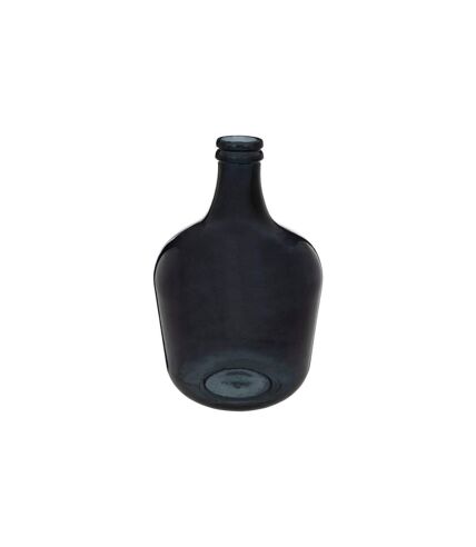 Vase Design en Verre Dame Jeanne 42cm Noir