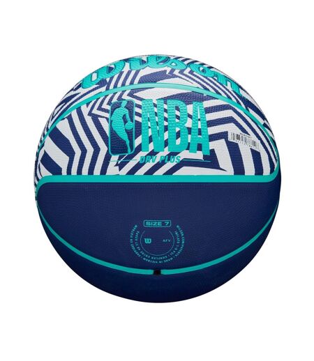 Ballon De Basket Nba Drv Plus Dazzle Taille 7 Bleu Noir Blanc Wilson
