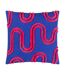 Archie tufted cushion cover 45cm x 45cm cobalt/pink Heya Home-1