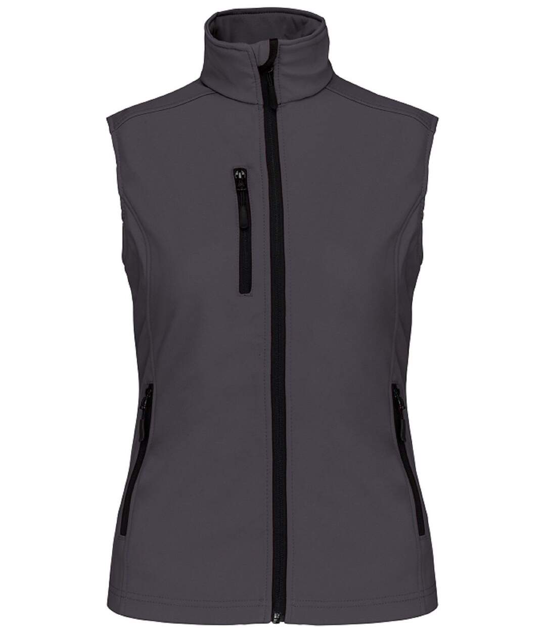 Bodywarmer softshell - gilet sans manches - K404 - gris titanium - Femme