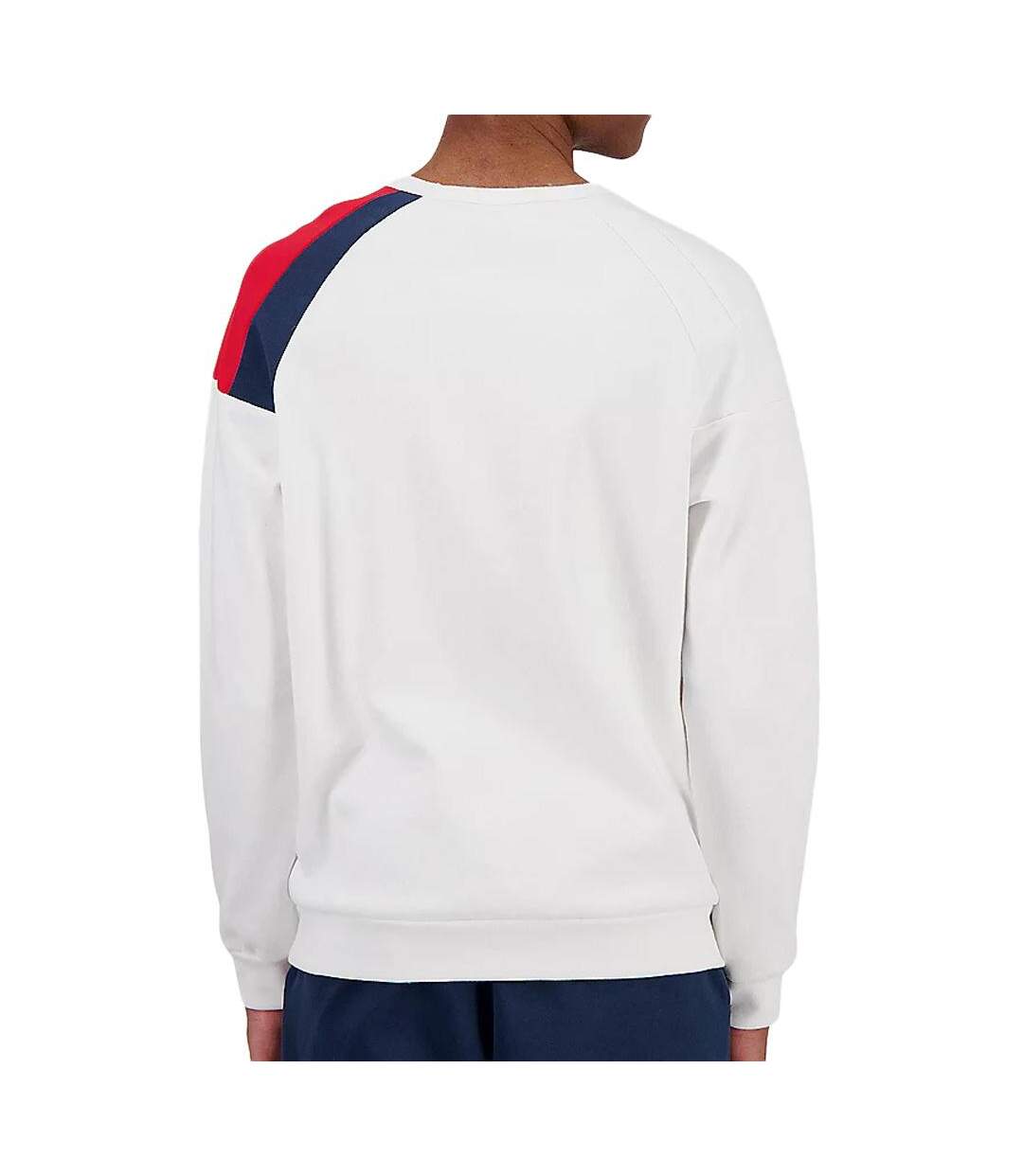 Sweat blanc homme le coq sportif n°2 new optical-2