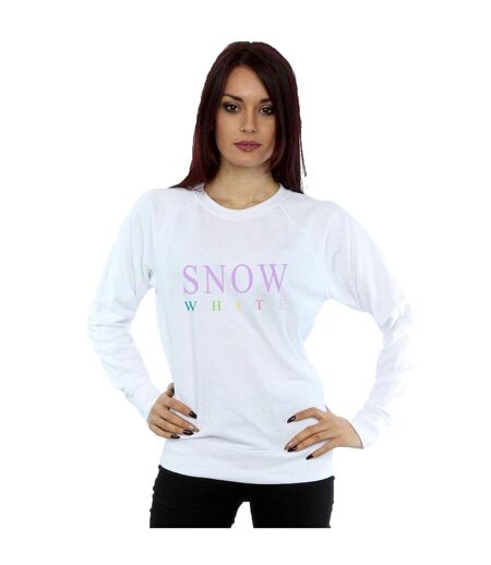 Disney Princess Womens/Ladies Snow White Graphic Sweatshirt (White)