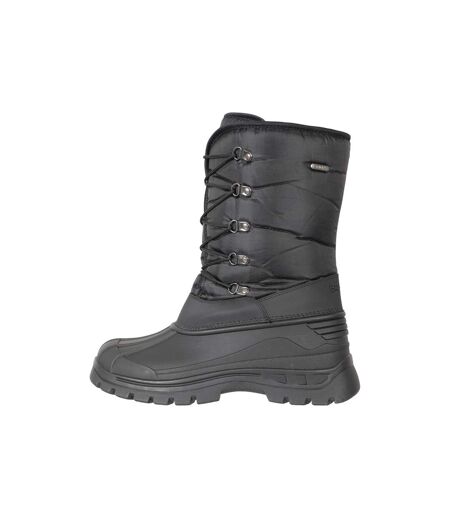 Mountain Warehouse Mens Plough Ski Boots / Snow Boots (Black) - UTMW2119