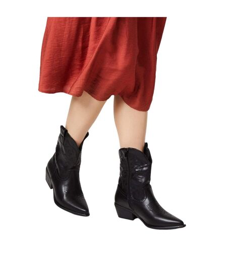 Bottines santiags andi femme noir Dorothy Perkins