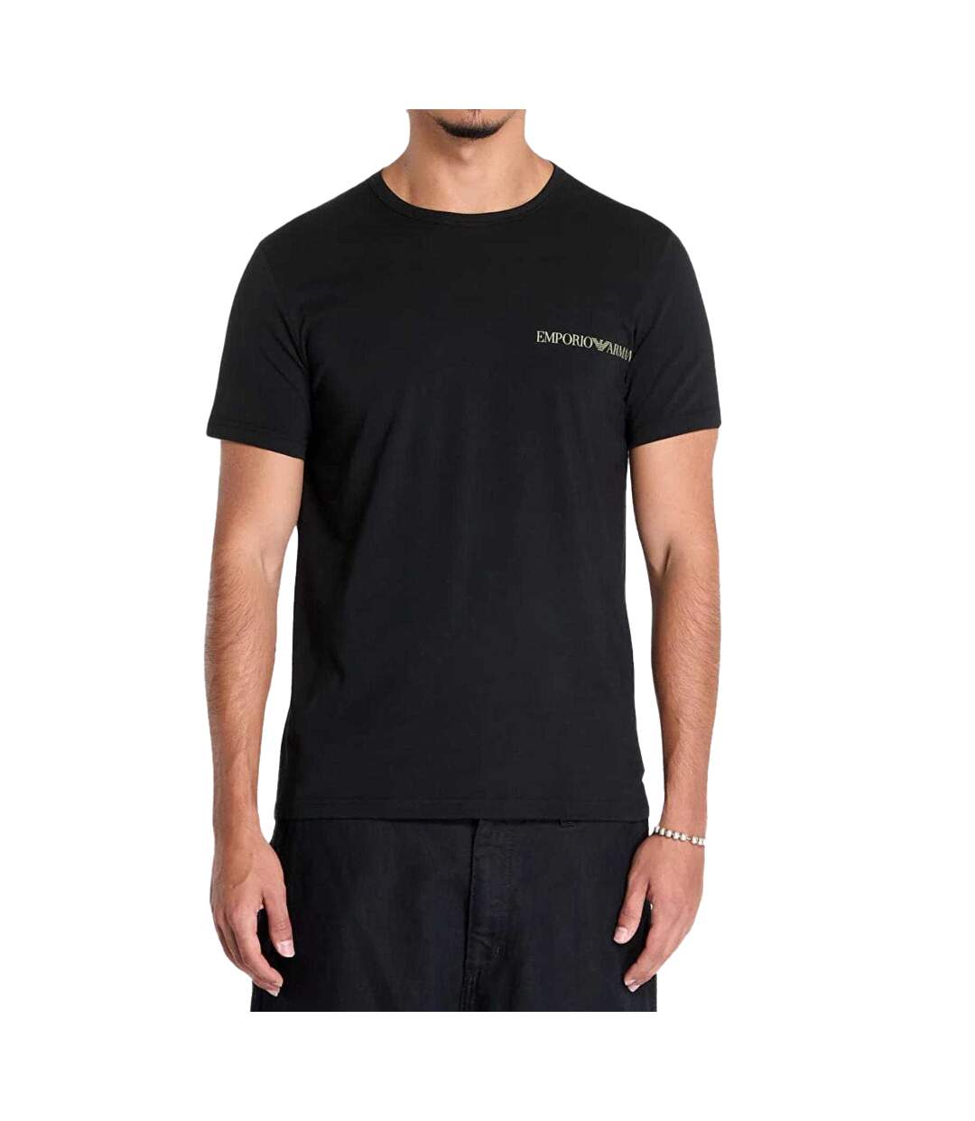 T-shirts Homme Noir Emporio Armani-3