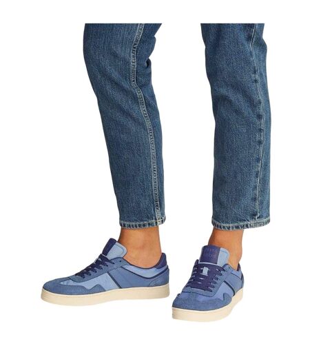 Mens Suede Low Cut Trainers Navy Tommy Jeans