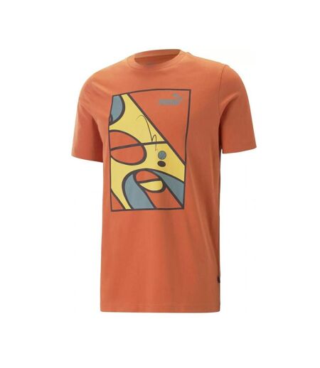 T-shirt  Orange Homme Puma Graphics Court - L