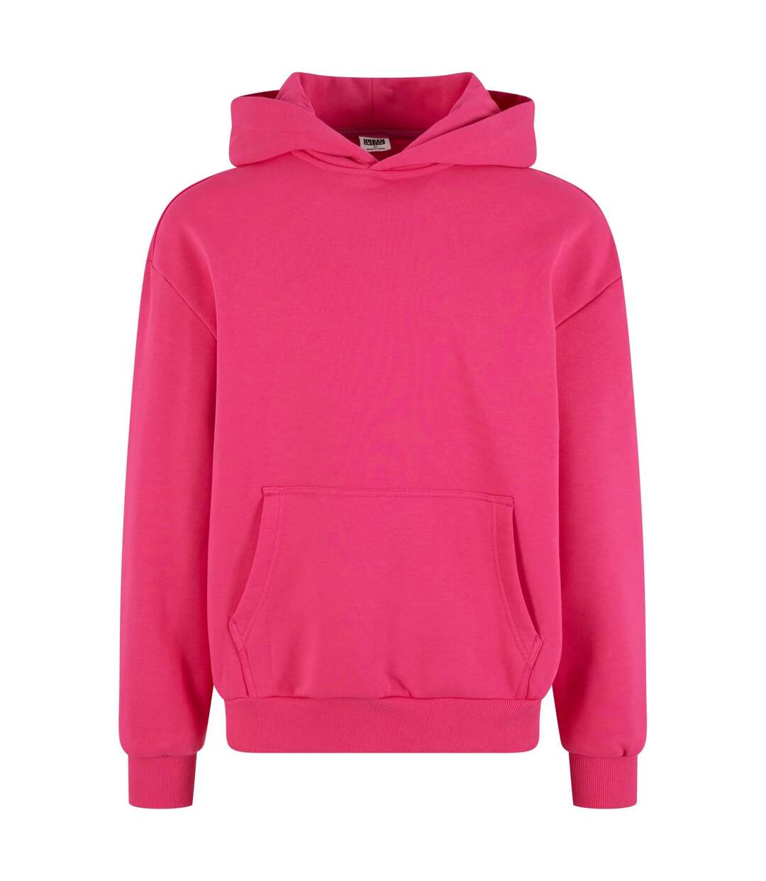 Sweat À Capuche Homme Rose Vif Urban Classics-1