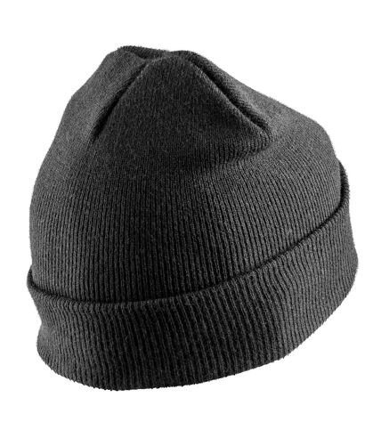 Unisex adult thinsulate printable winter beanie black Result