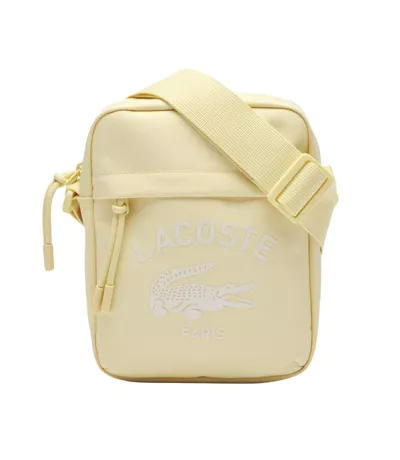 Sacoche jaune mixte lacoste croc 80's