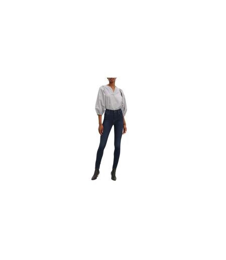 Womens/ladies High Rise Skinny Jeans Deep Serenity Levis
