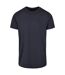 T-shirt Basique À Col Rond Pour Hommes Marine Build Your Brand-2
