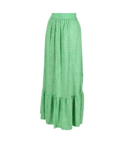 Regatta Womens/Ladies Hadriana Ditsy Print Maxi Skirt (Vibrant Green) - UTRG7191