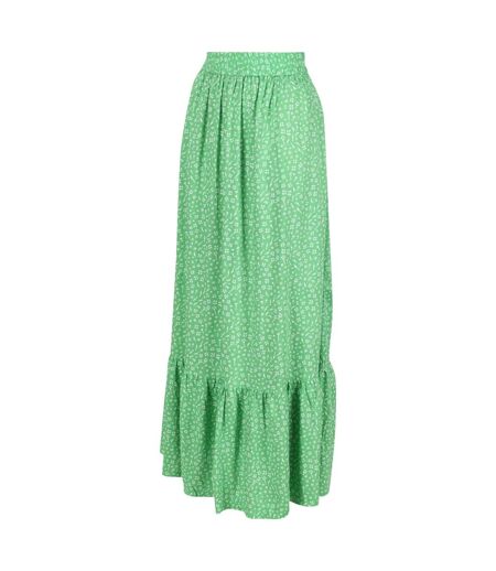 Regatta Womens/Ladies Hadriana Ditsy Print Maxi Skirt (Vibrant Green) - UTRG7191