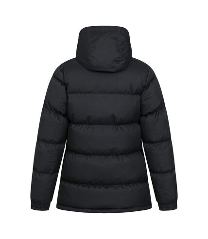 Womens/ladies waterproof padded jacket black Mountain Warehouse