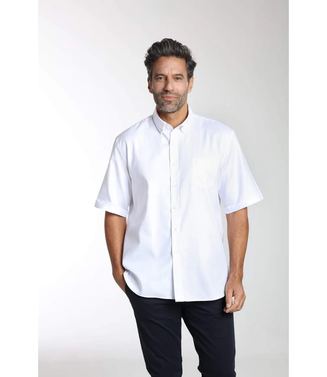 Chemise manches courtes en coton CORK-1