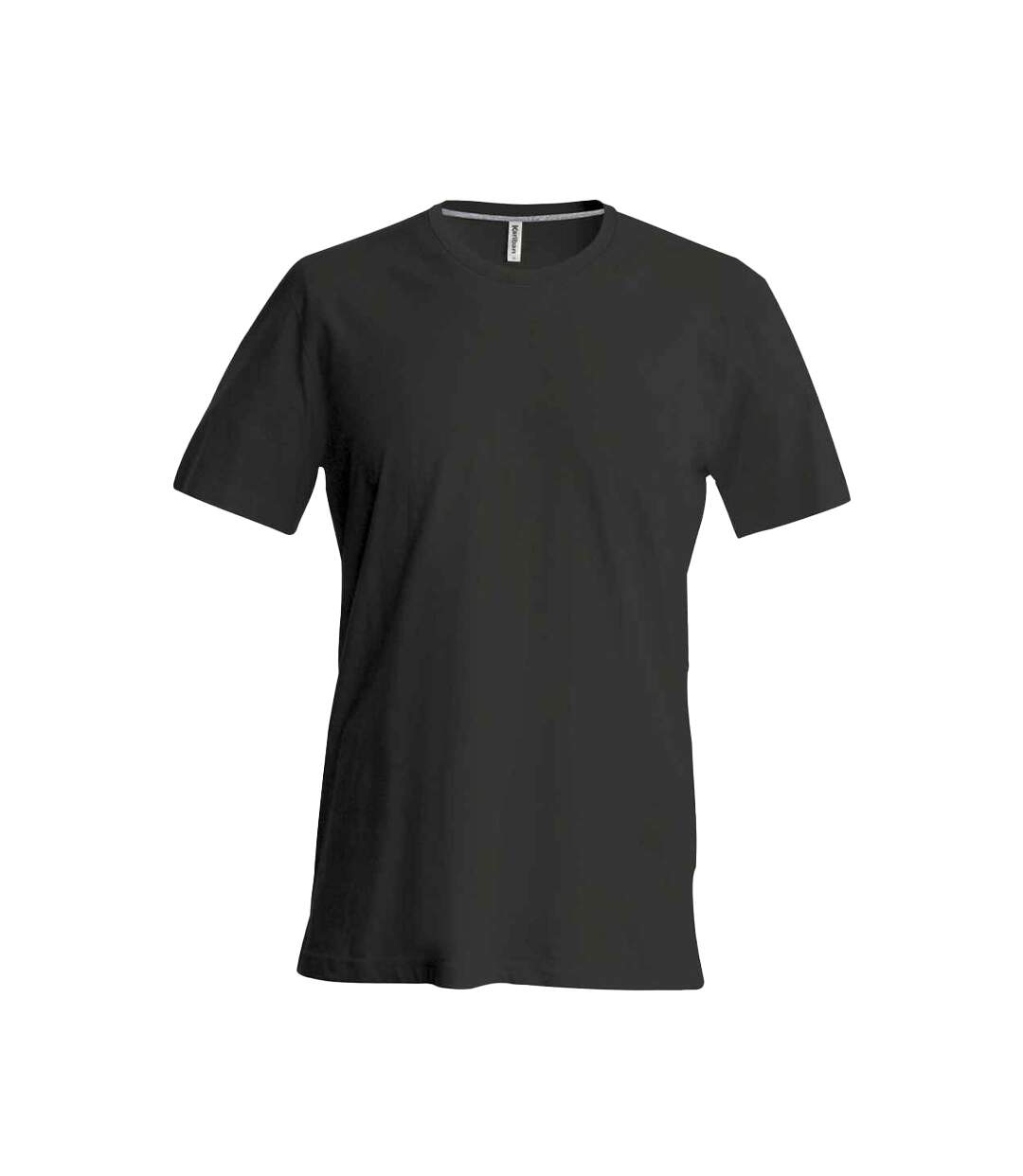 Mens crew neck t-shirt black Kariban