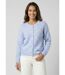 Gilet col rond en maille avec laine-1