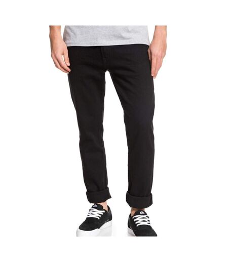 Jean Slim Noir Homme Quiksilver Voodoo - W33-L34