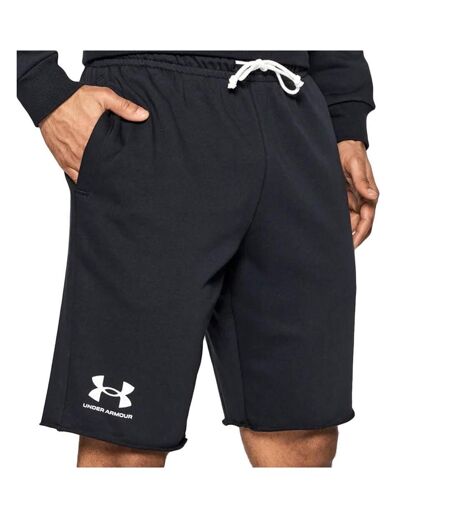 Short Noir Homme Under Armour Rival Terry - L