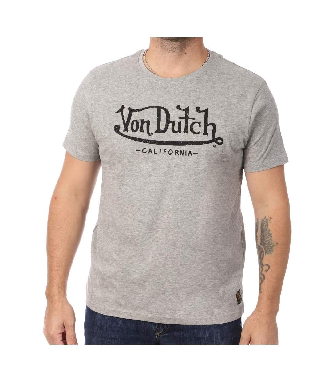 T-shirt Gris Homme Von Dutch Best - M-1