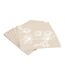 Lot de 20 Serviettes en Pulpe de Bambou Cerisier 33x33cm Naturel-1