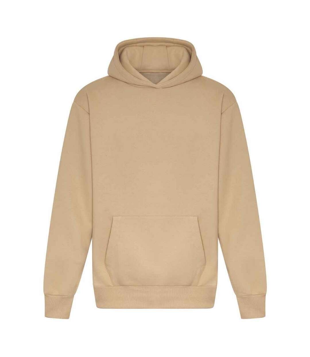 Sweat à capuche signature homme beige Awdis-1