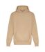 Sweat à capuche signature homme beige Awdis