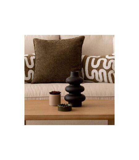 Vase Design en Dolomite Clothilde 25cm Noir