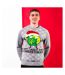 Christmas Shop Adults Unisex Sprouts Christmas Sweater (Gray) - UTRW6456