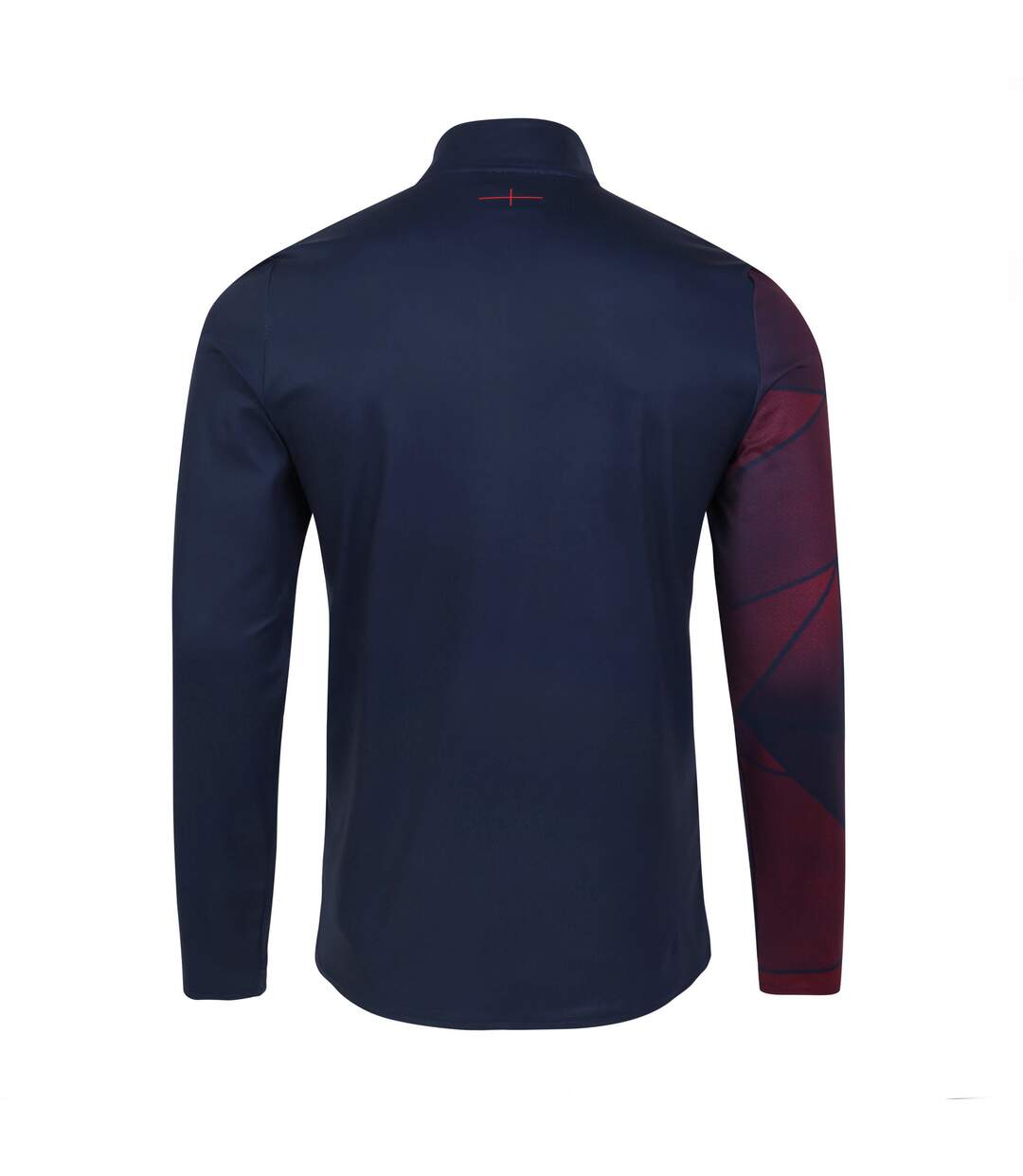 Mens 23/24 england rugby warm up midlayer navy blazer/tibetan red Umbro-2