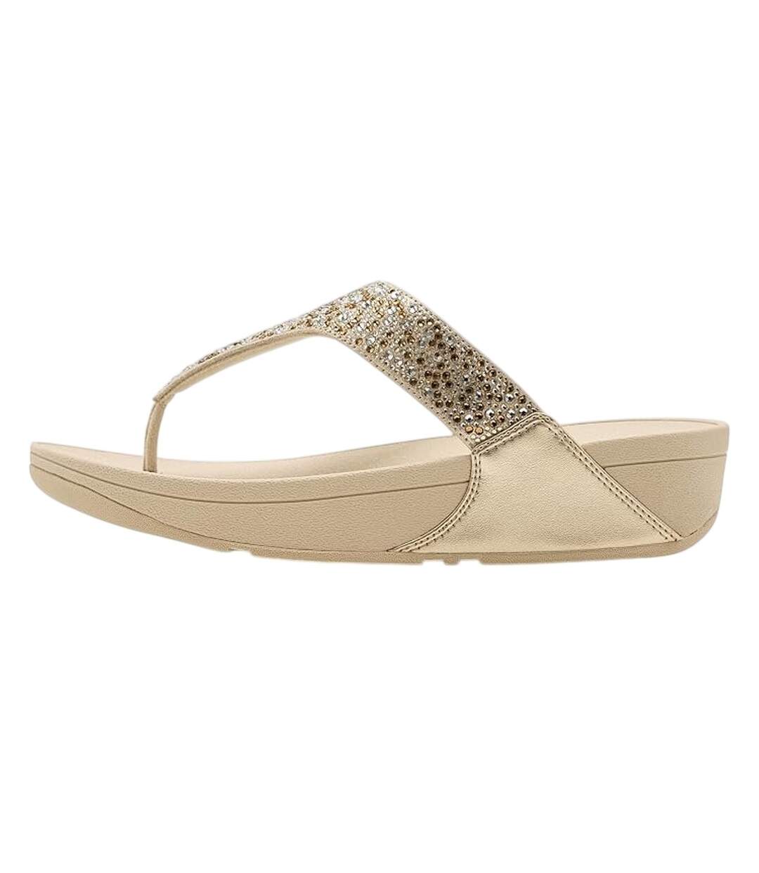 Sandales Motif/style Cristal Lulu Femme Blanc Cassé FitFlop-4