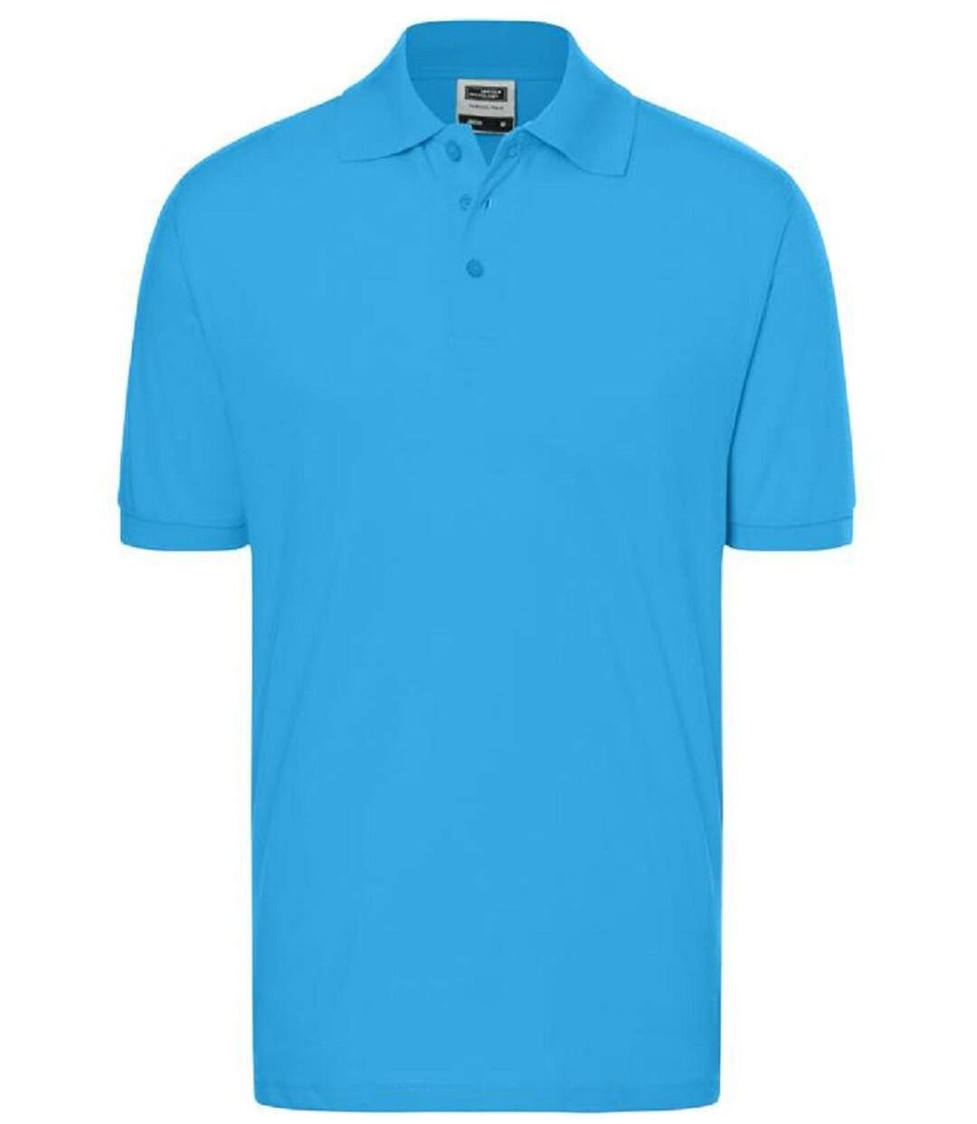 Polo manches courtes - Homme - JN070C - bleu aqua