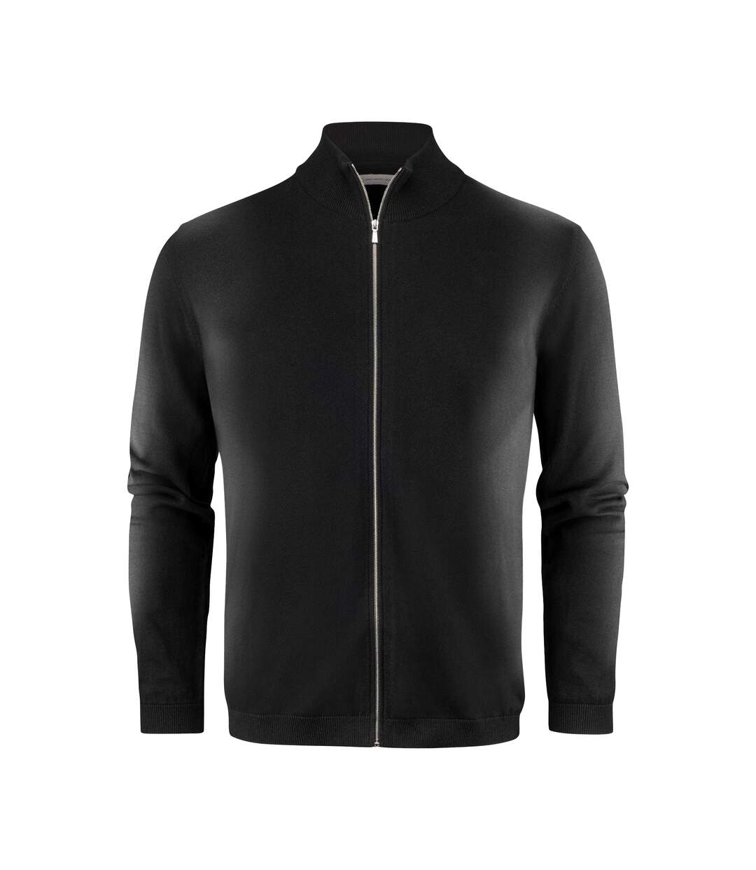 Mens Ashland Knitted Cardigan Black James Harvest-1