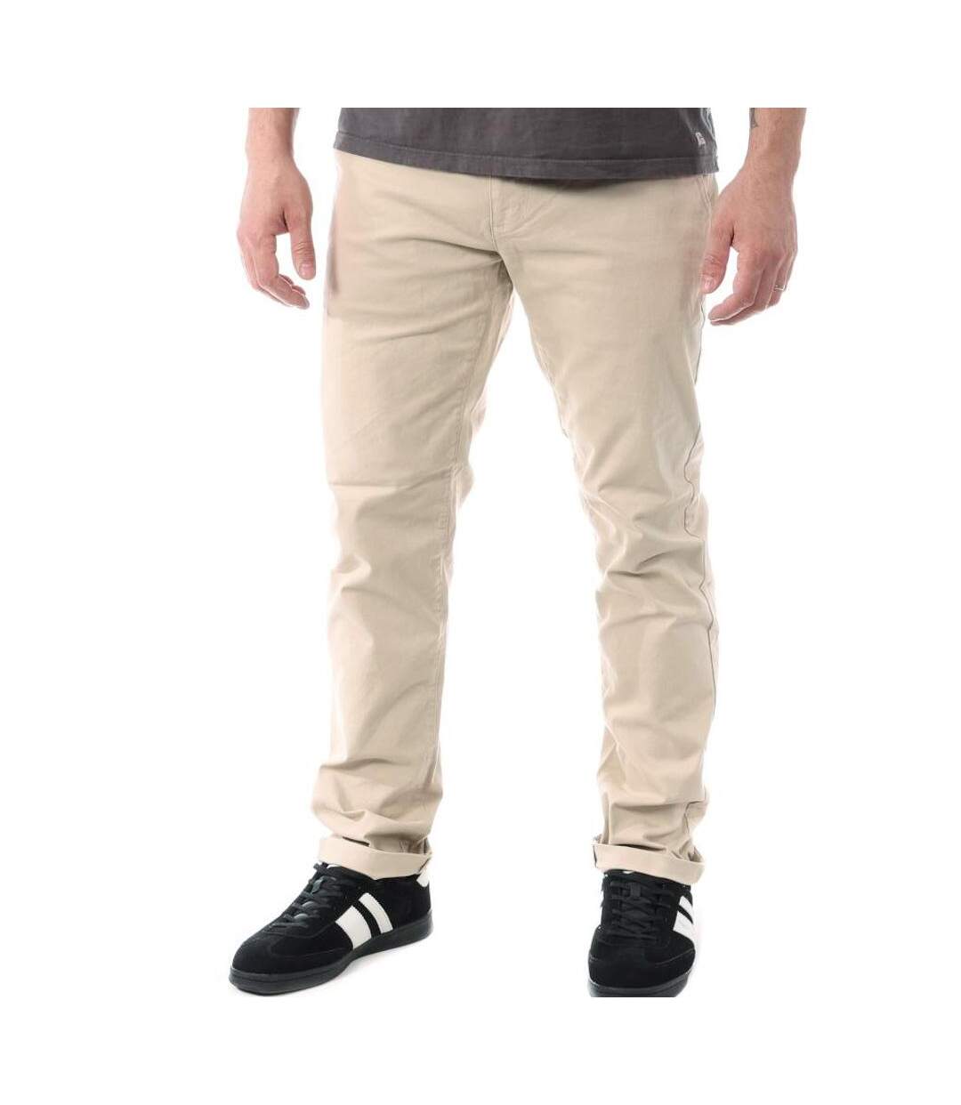 Pantalon chino beige/écru homme paname brothers costa1-1