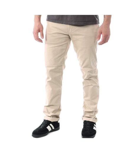 Pantalon chino beige/écru homme paname brothers costa1