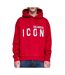Sweat À Capuche Motif Logo Icon Homme Rouge DSquared2-1