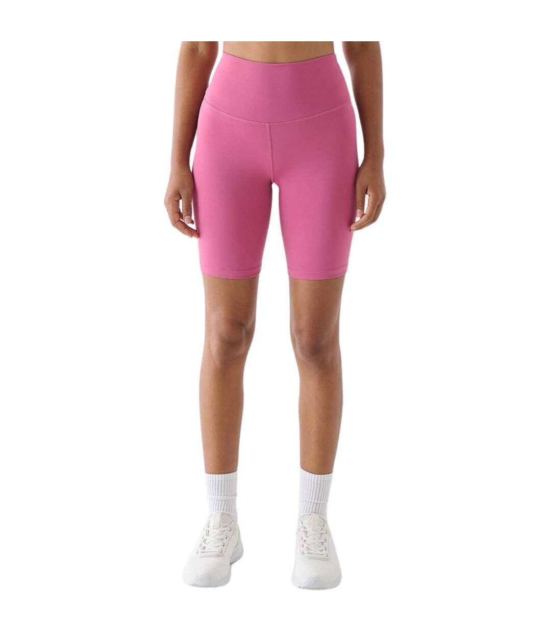 Womens/ladies Waw24tfstf012 Short Leggings Pink 4F-2