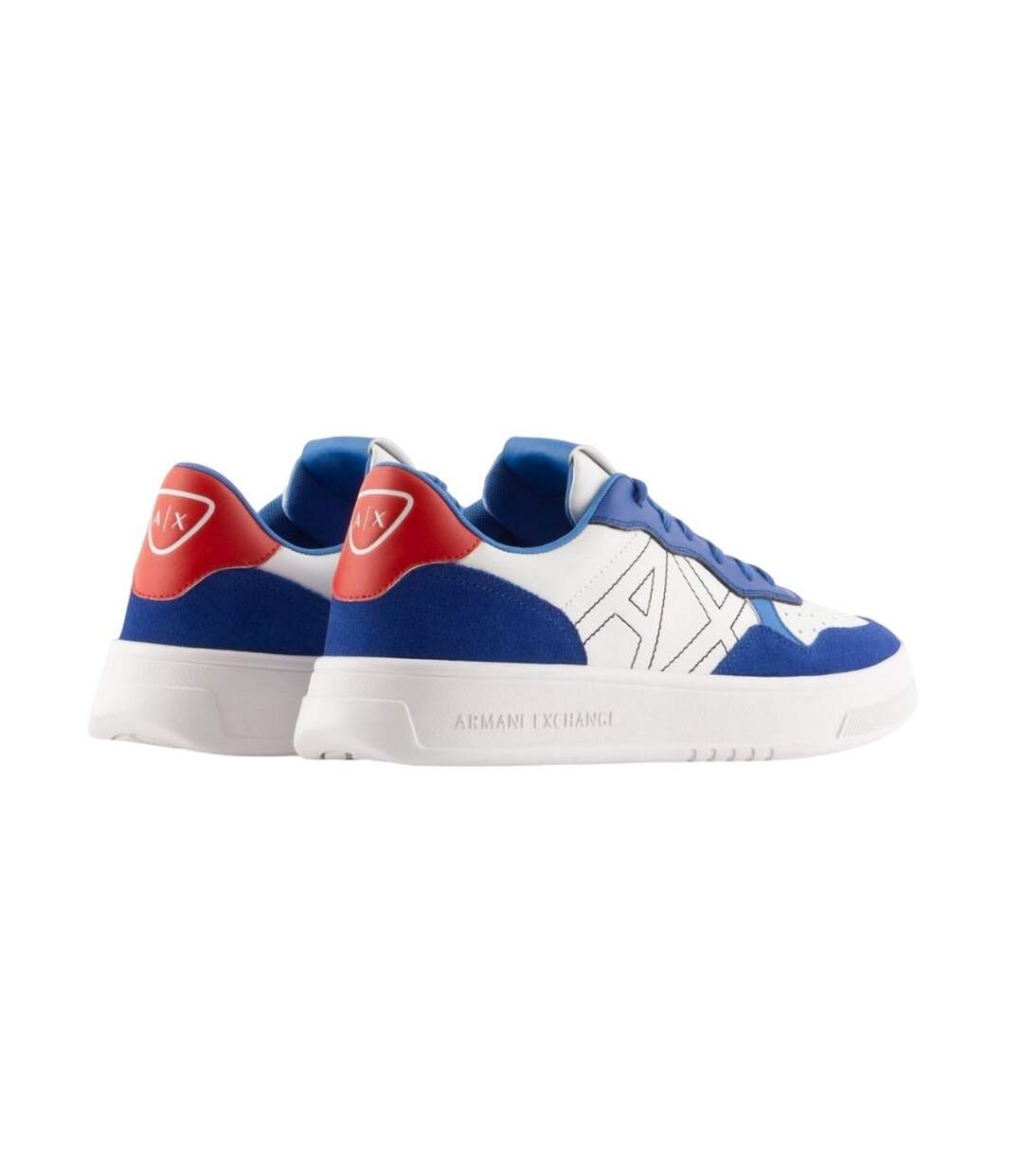 Baskets Homme Blanc Bleu Armani Exchange-2