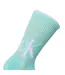 Mens Lettering Logo Crew Socks Turquoise White Calvin Klein-2