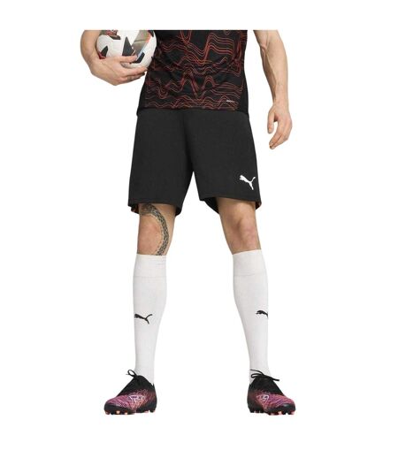 Mens Individualliga Football Shorts Black Fire Orange Puma