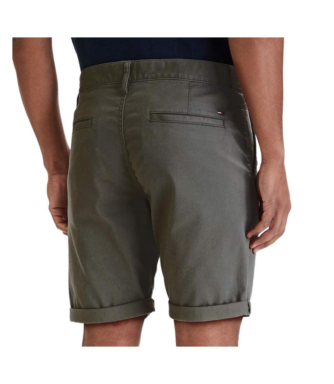 Short chino kaki foncé homme tommy hilfiger scanton-2