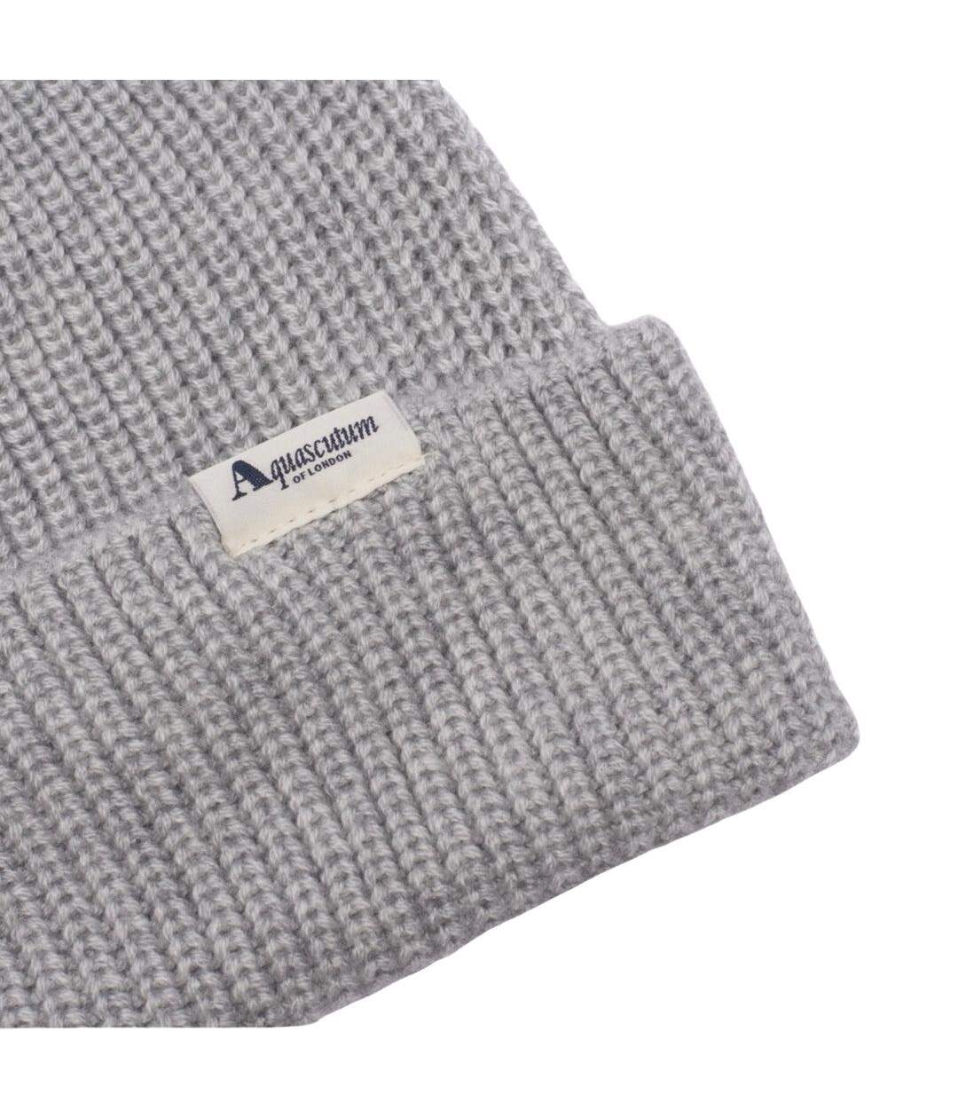 Bonnet Extérieur Motif/style Logo Active Adulte Gris Clair Chiné Aquascutum-3